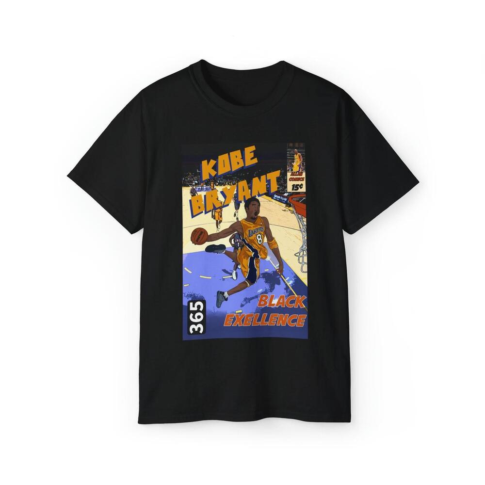 Kobe Bryant Comic Style Graphic Tee Kobe Bryant Shirt Unisex Shirt 1